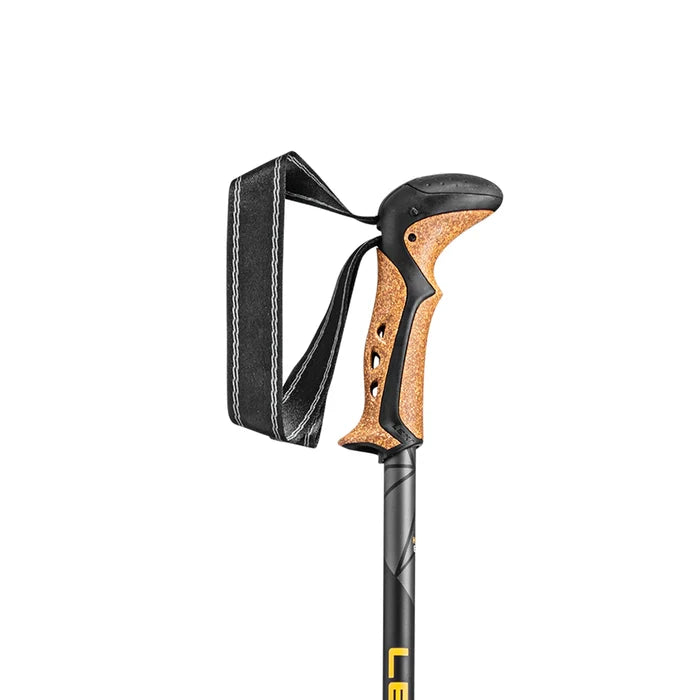 LEKI Khumbu Lite – close-up of Aergon COR-TEC cork grip and strap