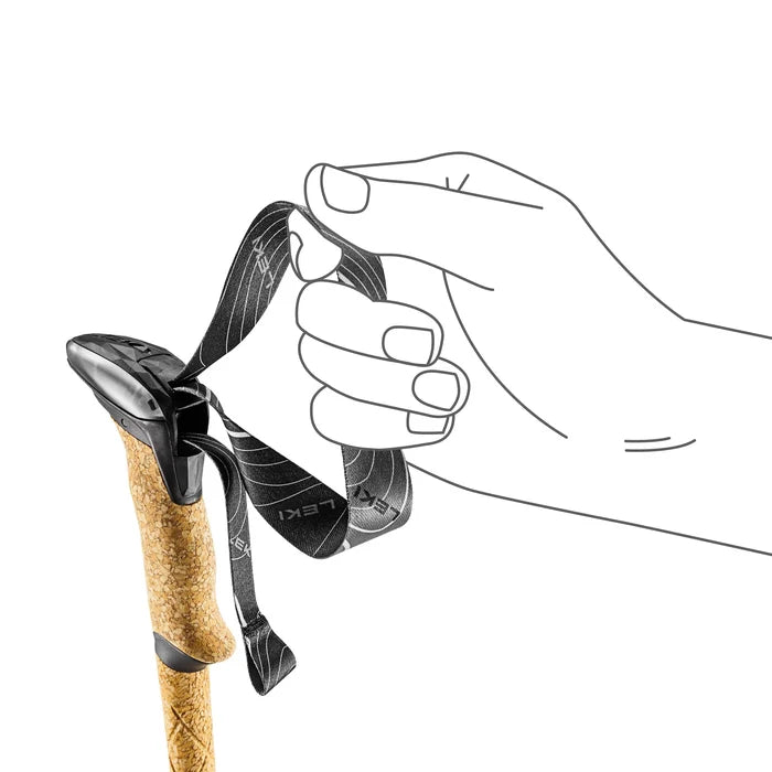 LEKI Makalu Cork Lite Trekking Poles – Lightweight Adjustable Aluminum (Pair)