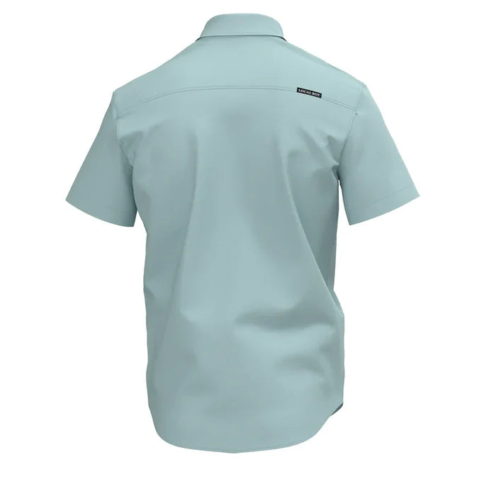 Local Boy Outfitters Low Country Button Down – Mint Fishing Shirt