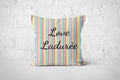 Love Laduree Stripe Cushion