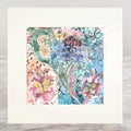 Lucid Autumn Bloom Mounted Print