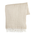 Macrame Grey Blanket