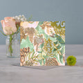 Malachite Clay Bloom Greeting Card - Pack of 6