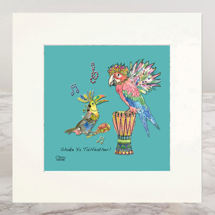 Maracas Mounted Print