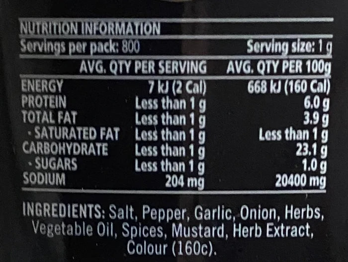 McCormick Grill Mates Montreal Steak Spice 800g