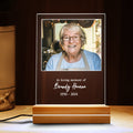 Custom Memorial Night Light | In Loving Memory of Memorial Plaque