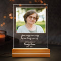 Custom Memorial Night Light | Your Wings Were Ready but Our Heart Were Not Memorial Plaque