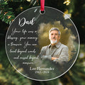 Personalized Memorial Christmas Ornaments | Your Life Was a Blessing Ornament Picture