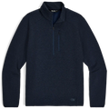Men’s Crescent Fleece Half Zip – Merino Wool & Recycled Polyester