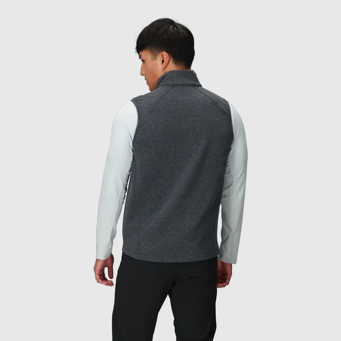 Men’s Crescent Fleece Vest – Merino Wool & Recycled Polyester