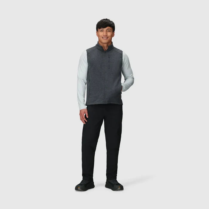 Men’s Crescent Fleece Vest – Merino Wool & Recycled Polyester