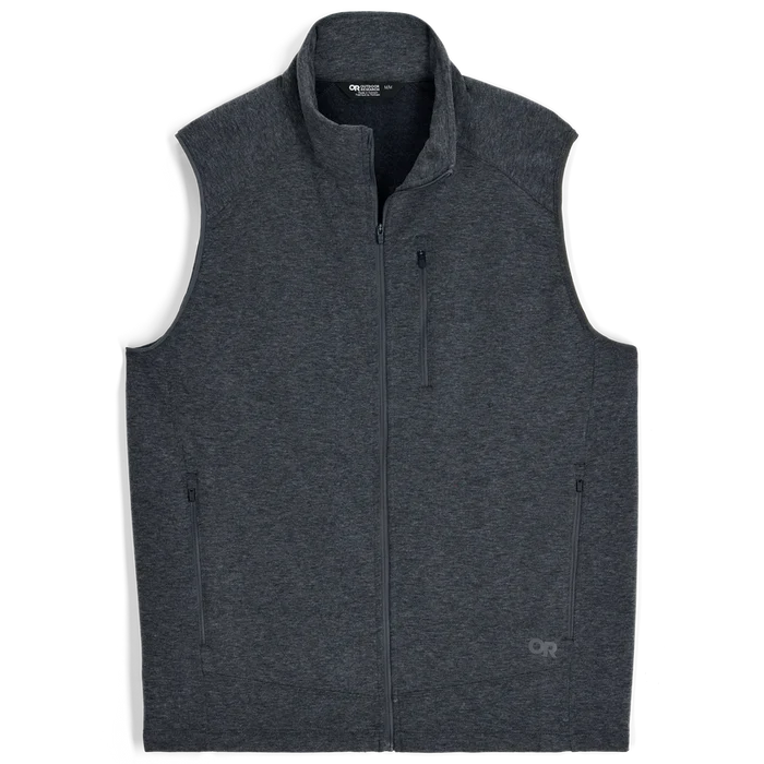 Men’s Crescent Fleece Vest – Merino Wool & Recycled Polyester