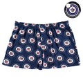Men's Winnipeg Jets Blue Boxers - Puck Packaged