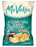 Miss Vickie's Seat Salt & Malt Vinnegar Chips 220g case of 16-O Canada