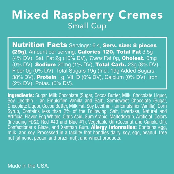 Mixed Raspberry Cremes