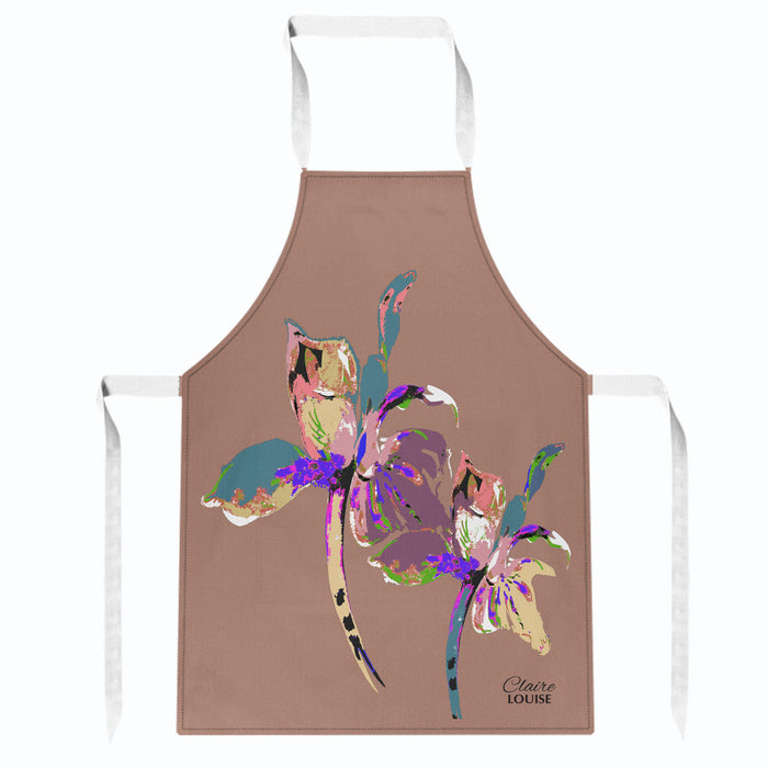 Mocha Mousse Iris Kitchen Apron