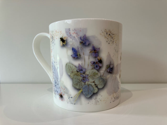 Morning Glories Wedding Fine Bone China Mug