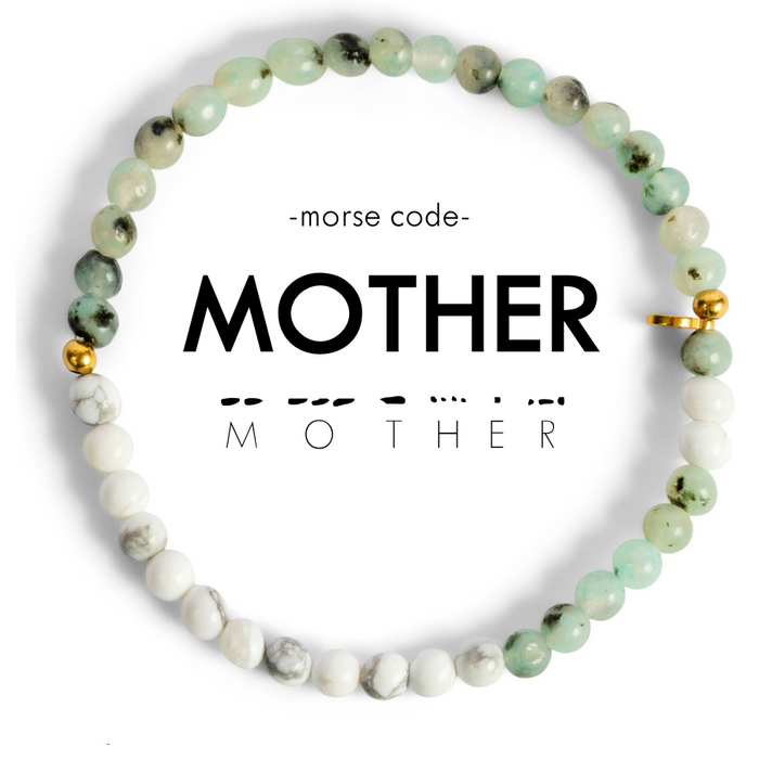 Mother Morse Code Bracelet