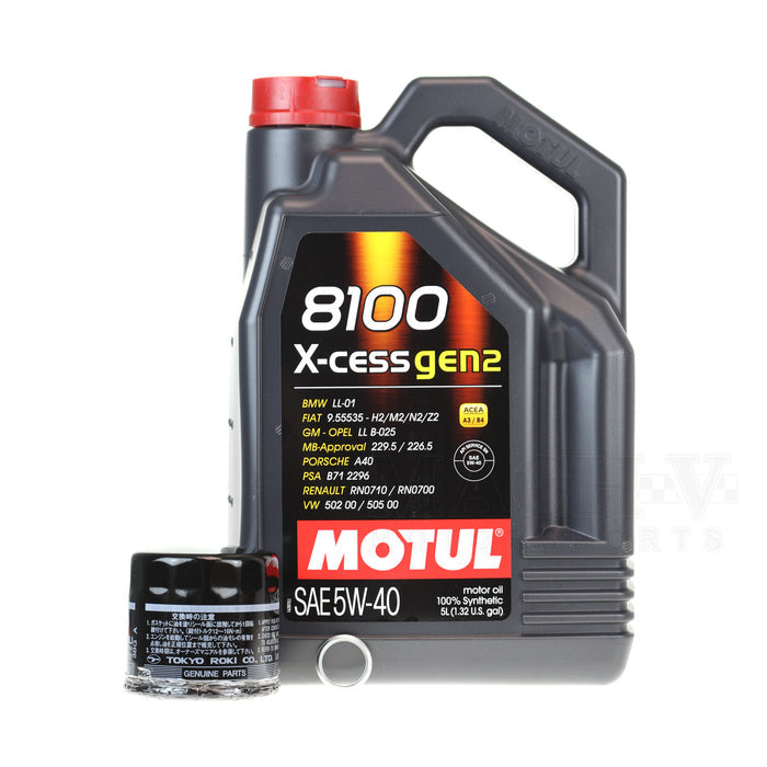 Motul 5W40 Oil Change Kit EJ WRX/STI
