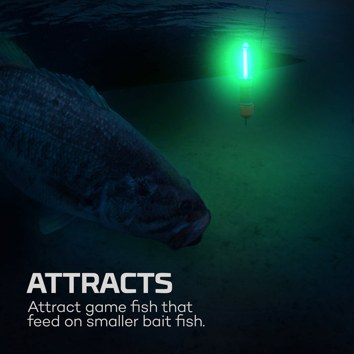 NEBO Submerser 300 Underwater Fishing Light – 300 Lumen Green Dock Light
