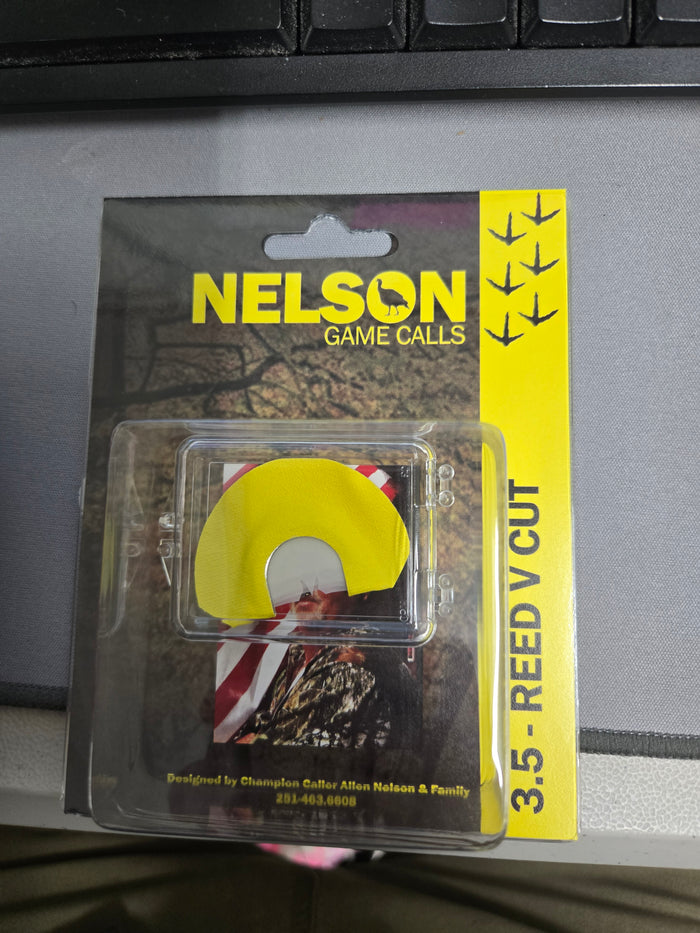 Nelson 3.5 Reed V Cut Turkey Mouth Call