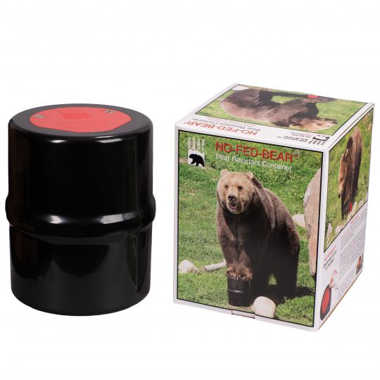 NO-FED-BEAR Bear Resistant Food Storage Canister – Backpacking Bear Canister