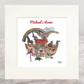 Noah's Ark Personalised Mounted Print