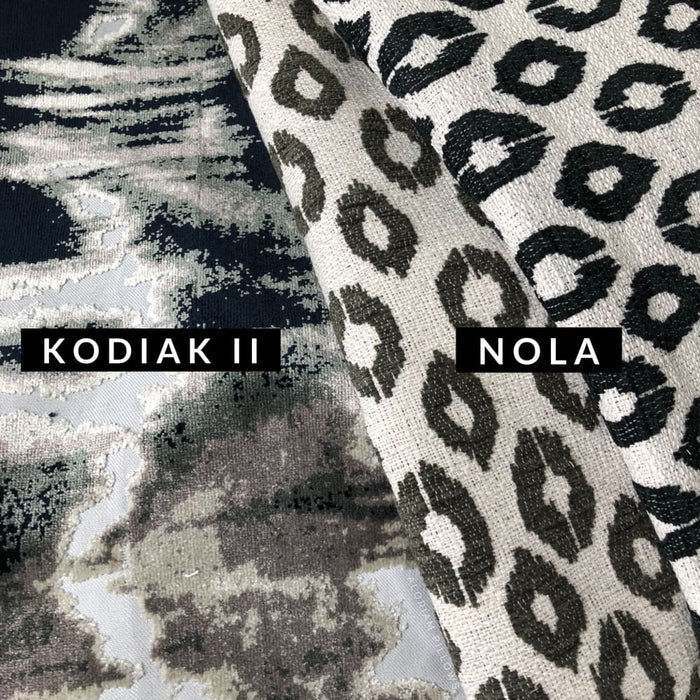 Nola Espresso Dark Brown Cream Animal Dots Pillow Cover - Aloriam