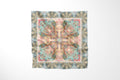 Ornamental Peacock Ivory Buff Scarf