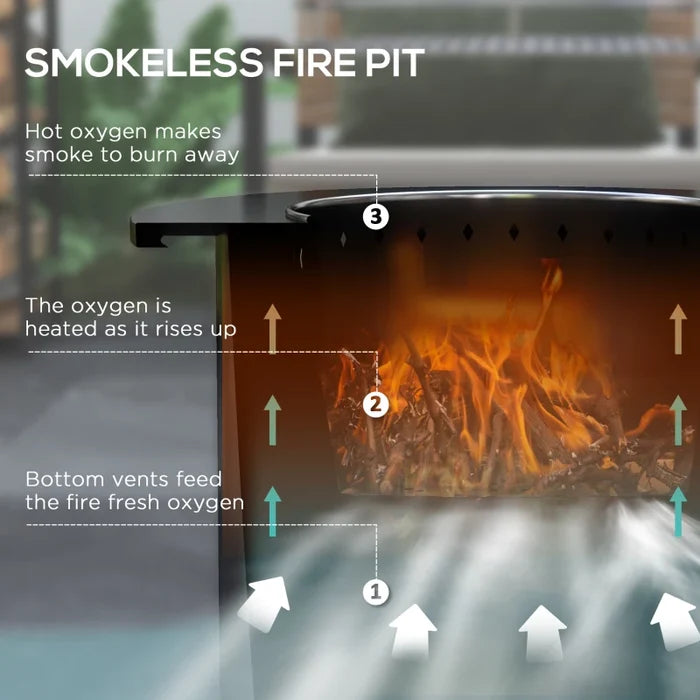 Outsunny Outdoor Fire Pit