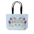 Pansies Bridal Tote Bag