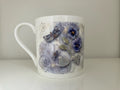 Pansies Wedding Fine Bone China Mug