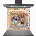Patisserie Kitchen Glass Splashback