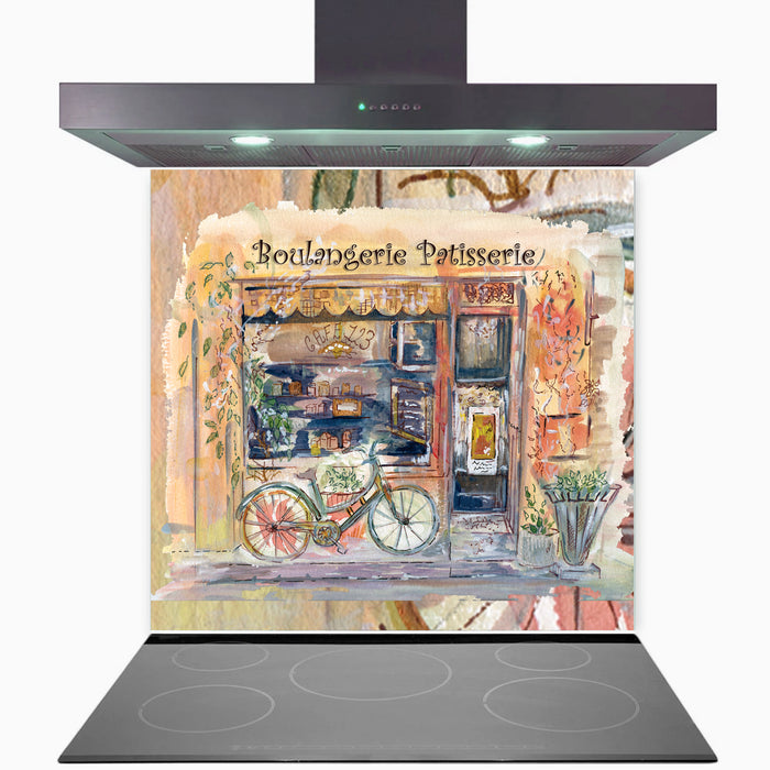 Patisserie Kitchen Glass Splashback
