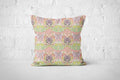 Peach Bluebells Garden Blooms Cushion
