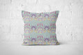 Pebble Thistle Garden Blooms Cushion