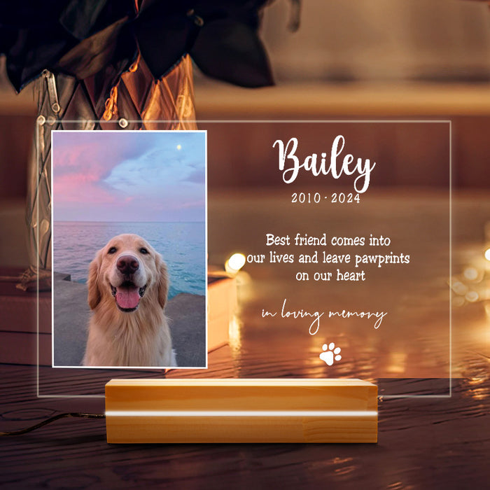 Pet Loss Gifts | Best Friend Comes Into Our Lives Plaque