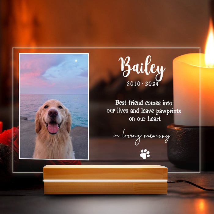Pet Loss Gifts | Best Friend Comes Into Our Lives Plaque