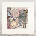 Play The Trumpets In Havana Mounted Print