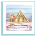Pyramids of Giza Quilling Card