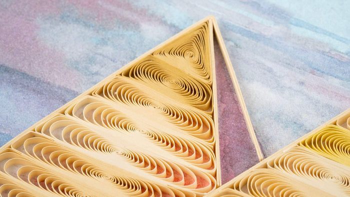 Pyramids of Giza Quilling Card