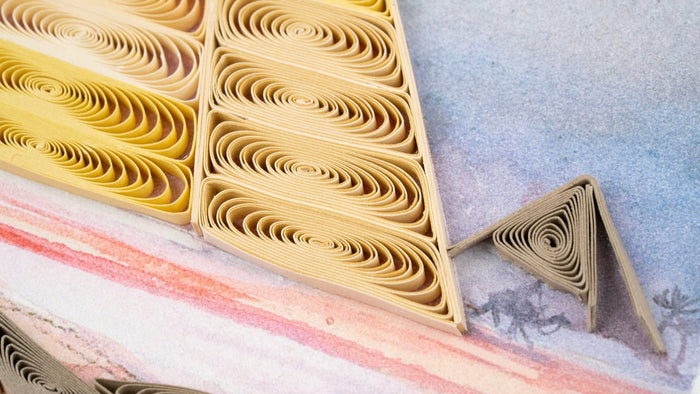 Pyramids of Giza Quilling Card