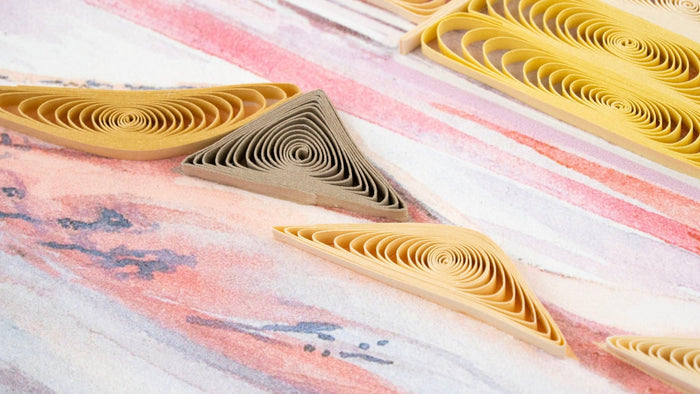 Pyramids of Giza Quilling Card