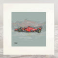 Race Week F1 Mounted Print