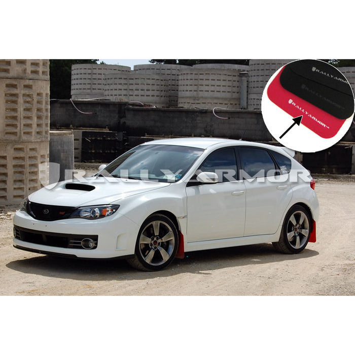 Rally Armor UR Mud Flaps 2008-2014 STI Hatch and 2011-2014 WRX Hatch