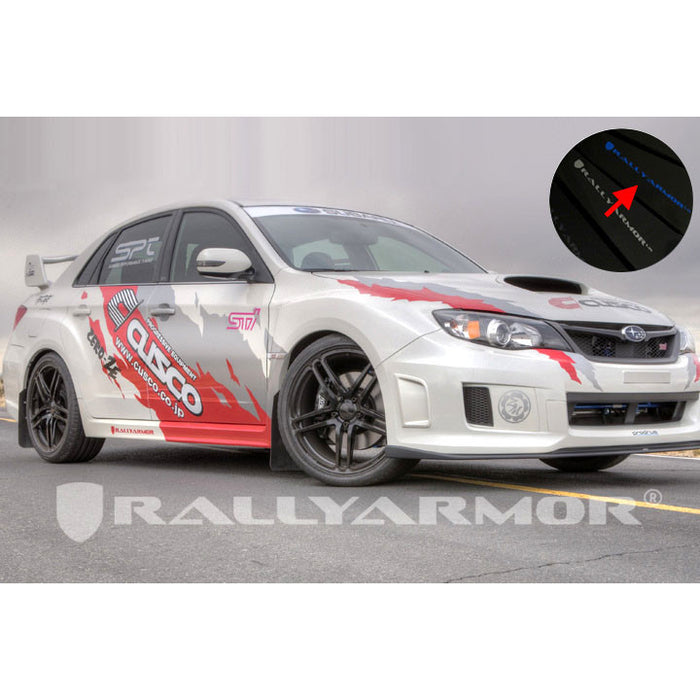 Rally Armor UR Mud Flaps Blue Logo