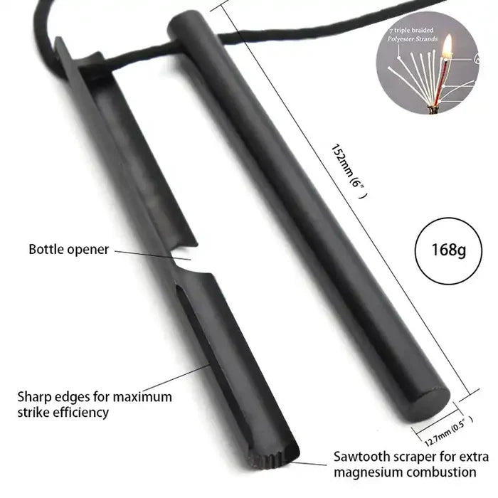 Survival Ferrocerium Rod | RBO Ember Beast