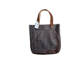Reynolds Leather Brown Suedee Thick Strap Purse