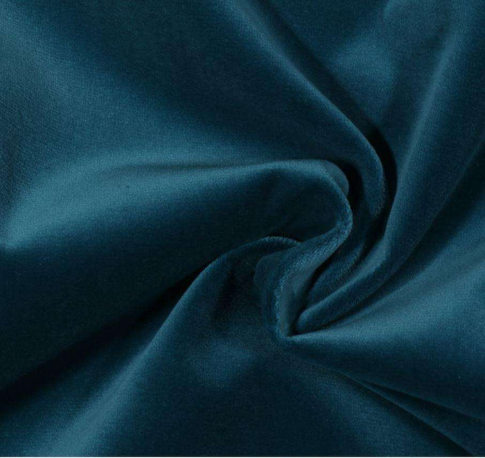 Peacock Teal Blue Green Robert Allen Exquisite Cotton Velvet Pillow Cover Cushion Pillow Case Euro Sham 16x16 18x18 20x20 22x22 24x24 26x26 28x28 Lumbar Pillow 12x18 12x20 12x24 14x20 16x26 by Aloriam