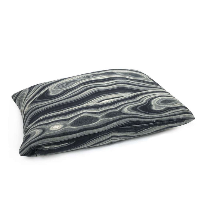 Robert Allen Black Gray White Abstract Geology Pattern Decorative Throw Pillow Cover Cushion Pillow Case Euro Sham 16x16 18x18 20x20 22x22 24x24 26x26 28x28 Lumbar Pillow 12x18 12x20 12x24 14x20 16x26 by Aloriam